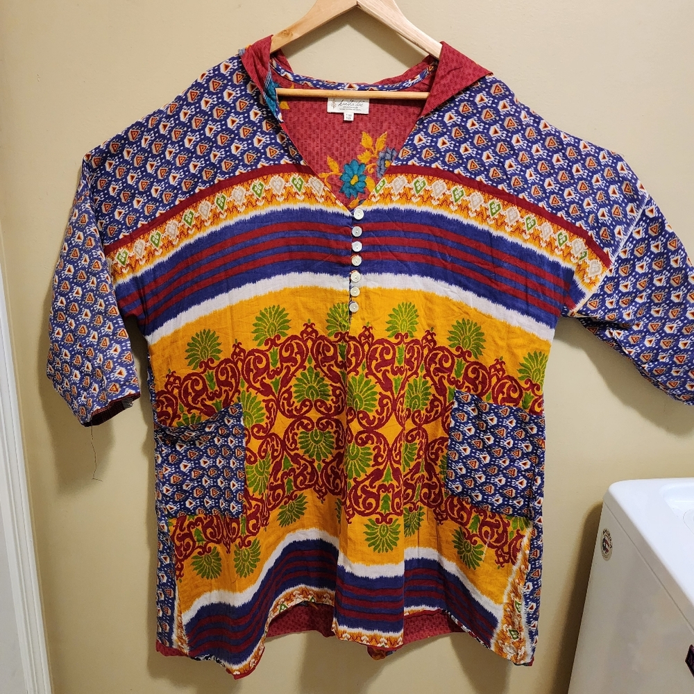 Kantha Bae Take It Easy Tunic NWOT